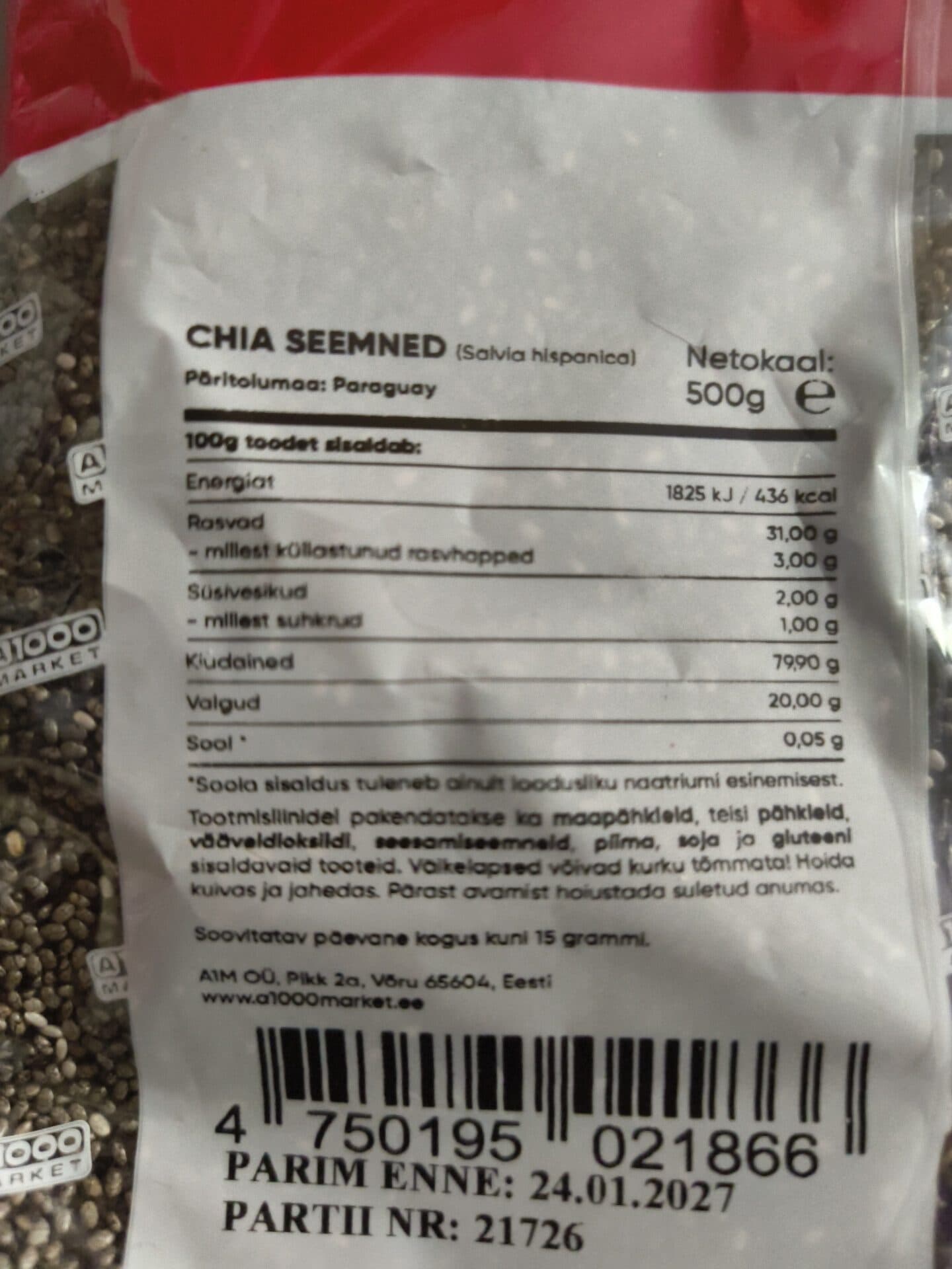 Open Food Facts 4750195021866 packshot