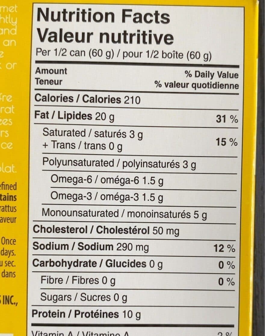 Open Food Facts Brisling Sardines packshot