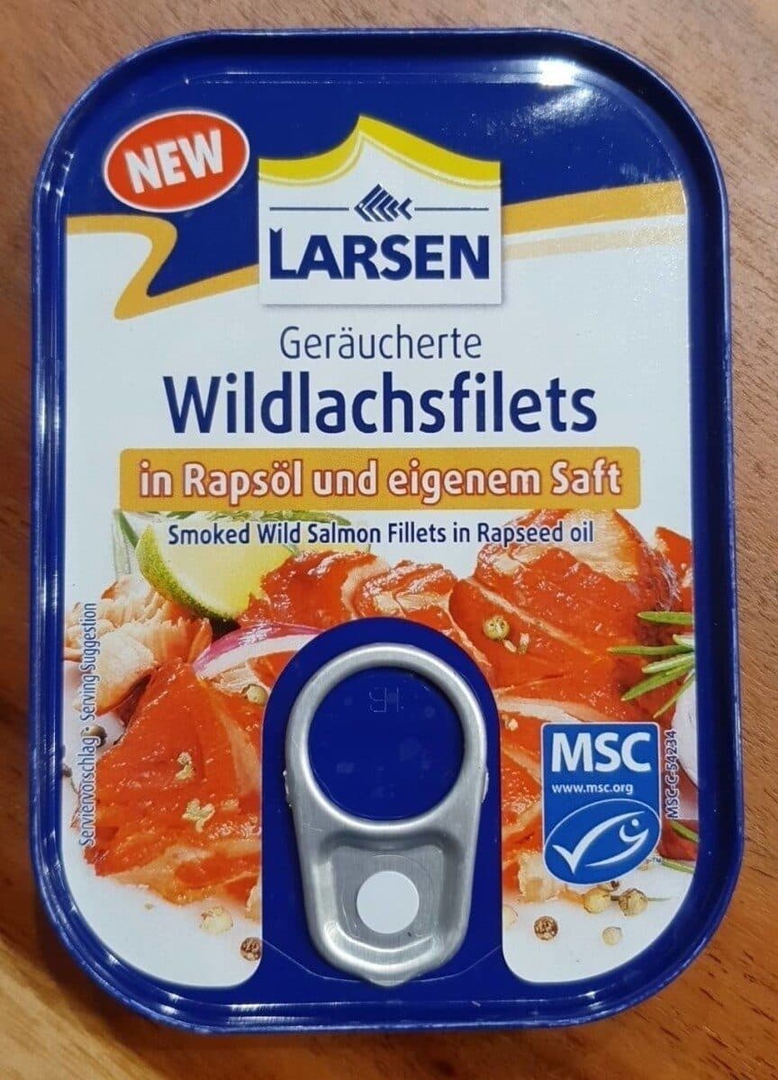 Geräucherte Wildlachsfilets packshot