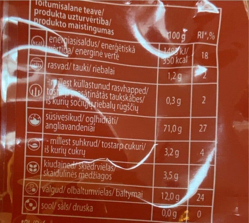 Open Food Facts Farfalle packshot