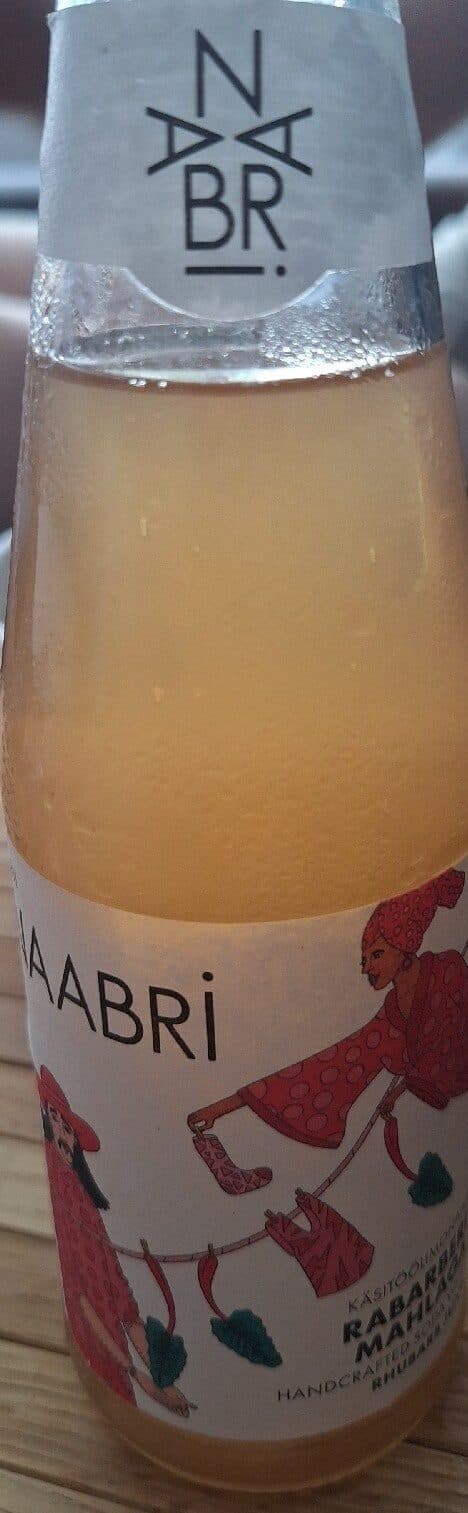 Naabri Rabarberi mahlaga limonaad packshot