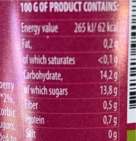 Open Food Facts Bio Smoothue banana strawberry packshot
