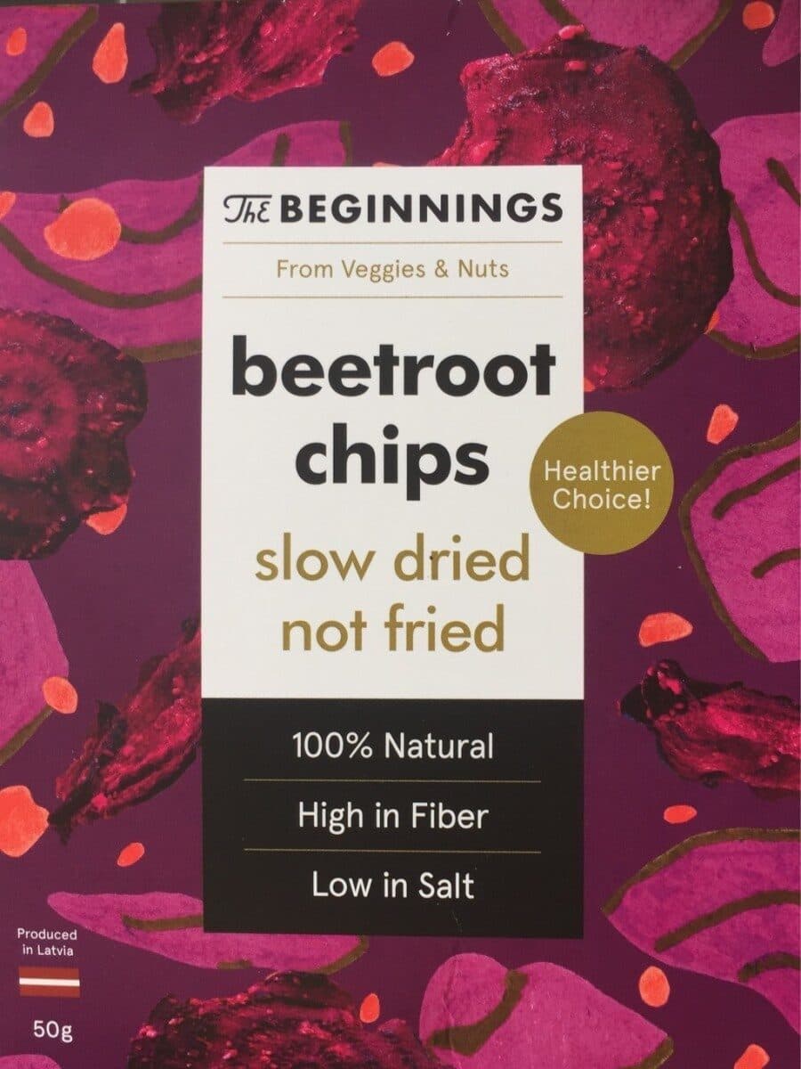 Beetroot chips packshot