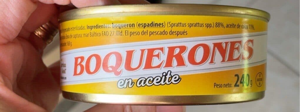Boquerones en aceite packshot