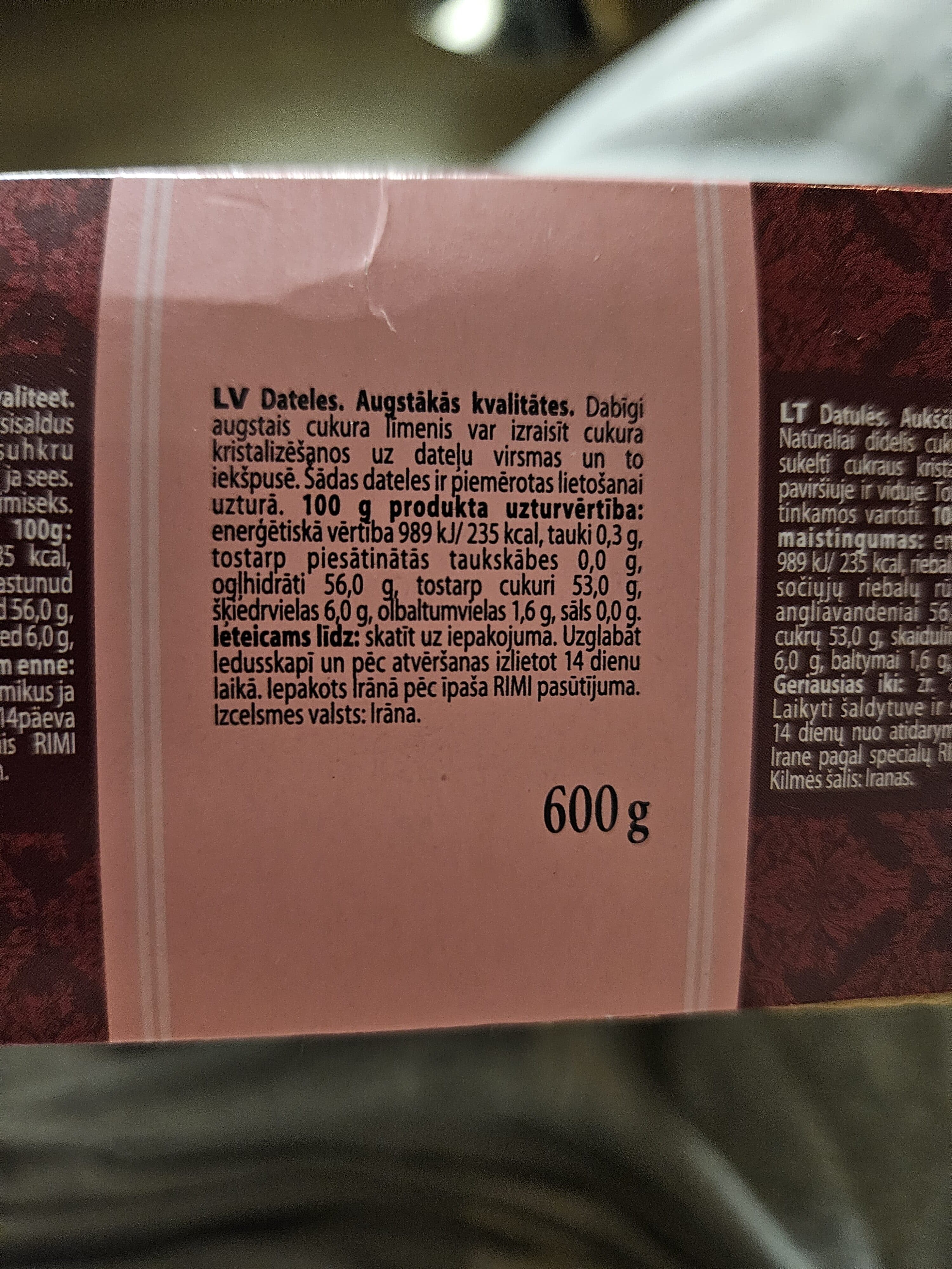 Rimi Juicy Dates packshot