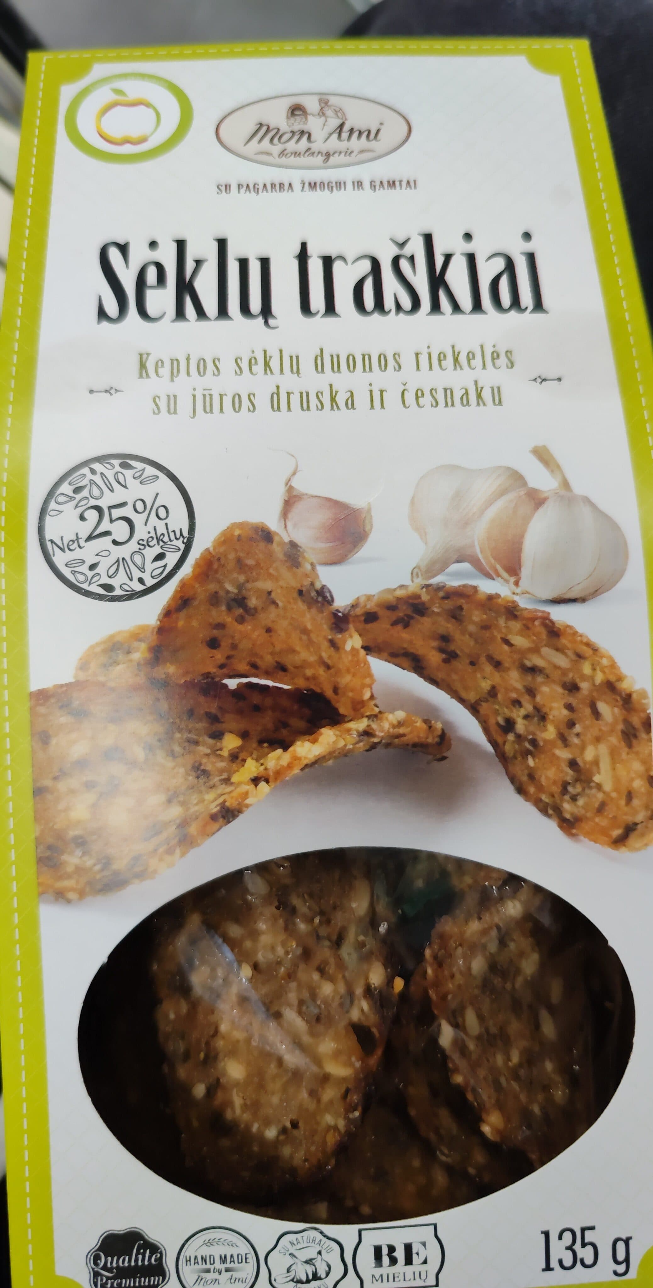 Mon Ami Sėklų traškiai packshot