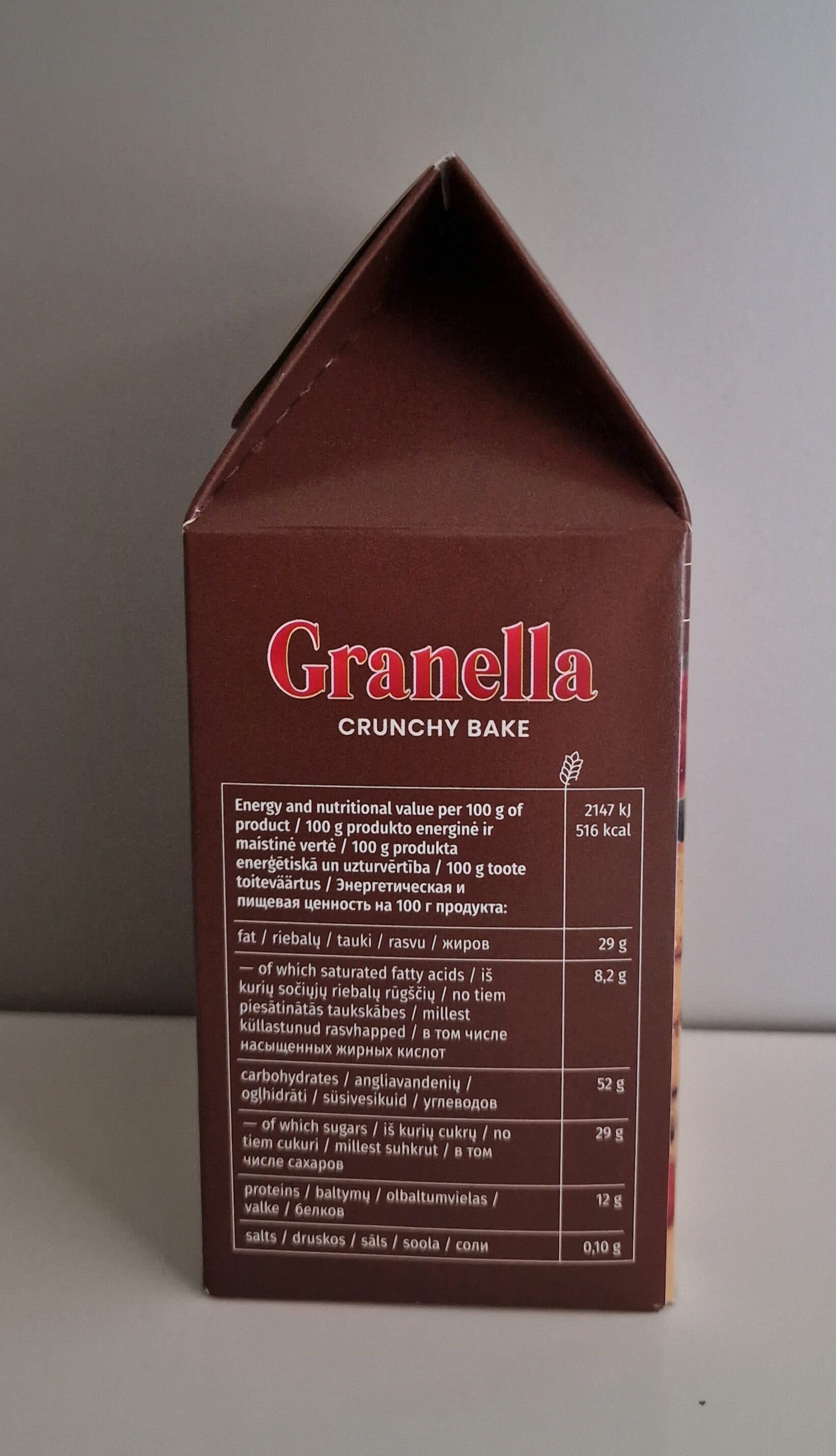 Granella Bisquits with Nuts and Cranberries packshot