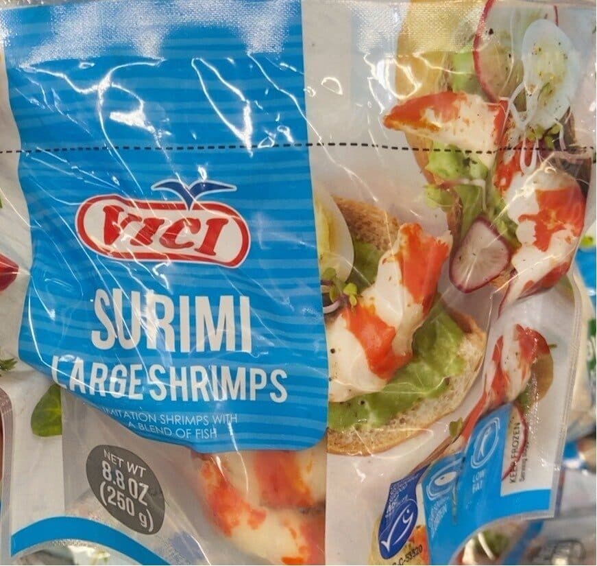 Surimi large shrimps packshot