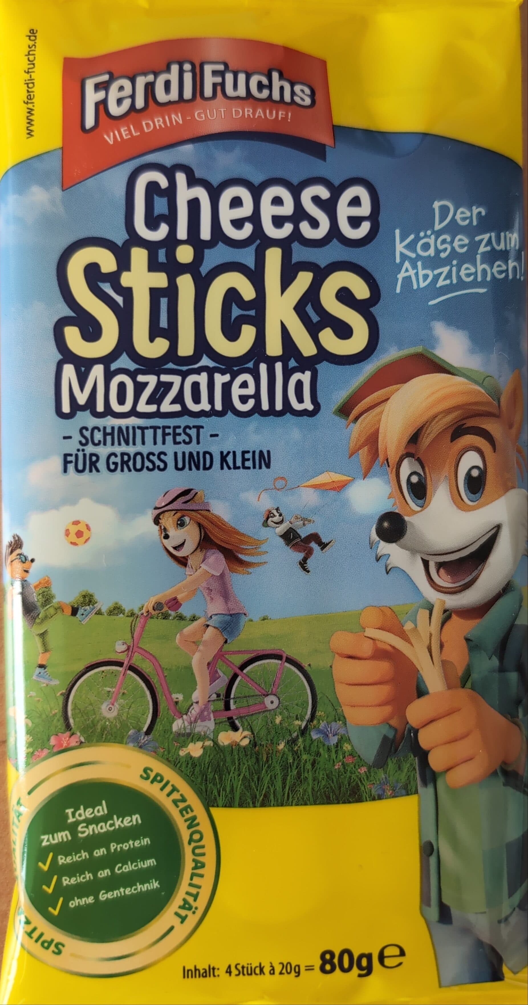 Ferdi Fuchs Cheese Sticks Mozzarella packshot
