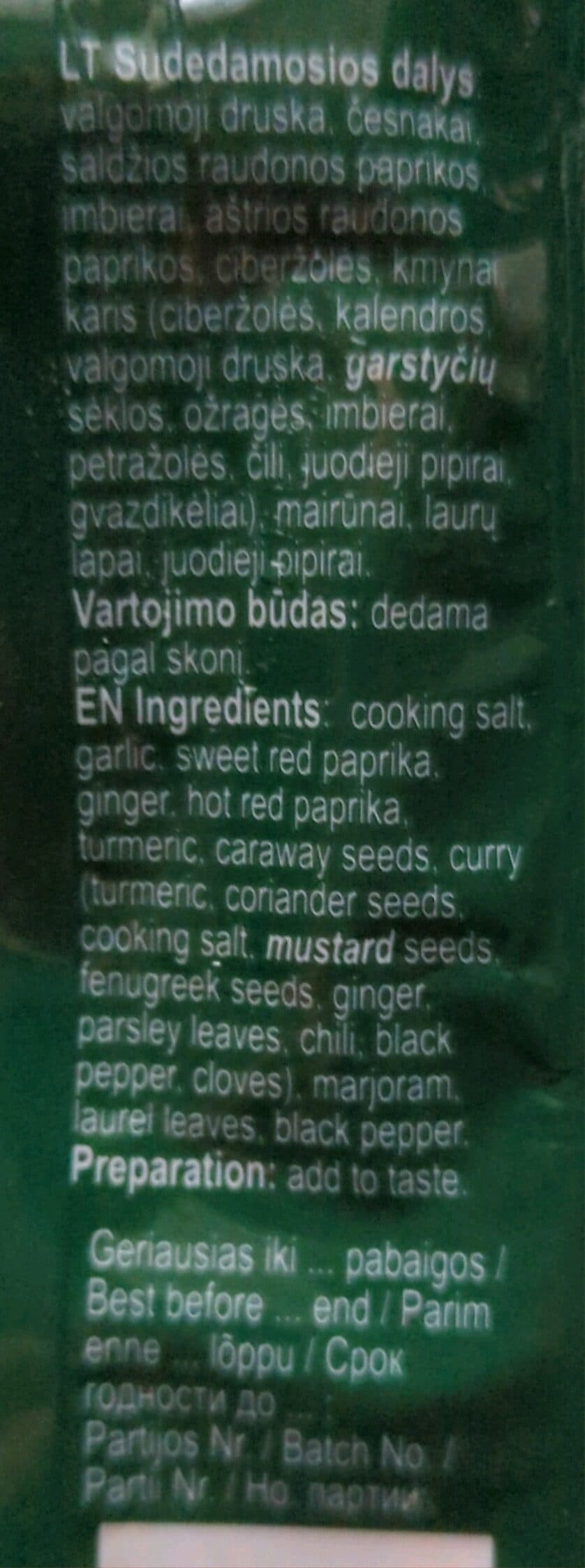 Sauda Paukštienos prieskoniai packshot