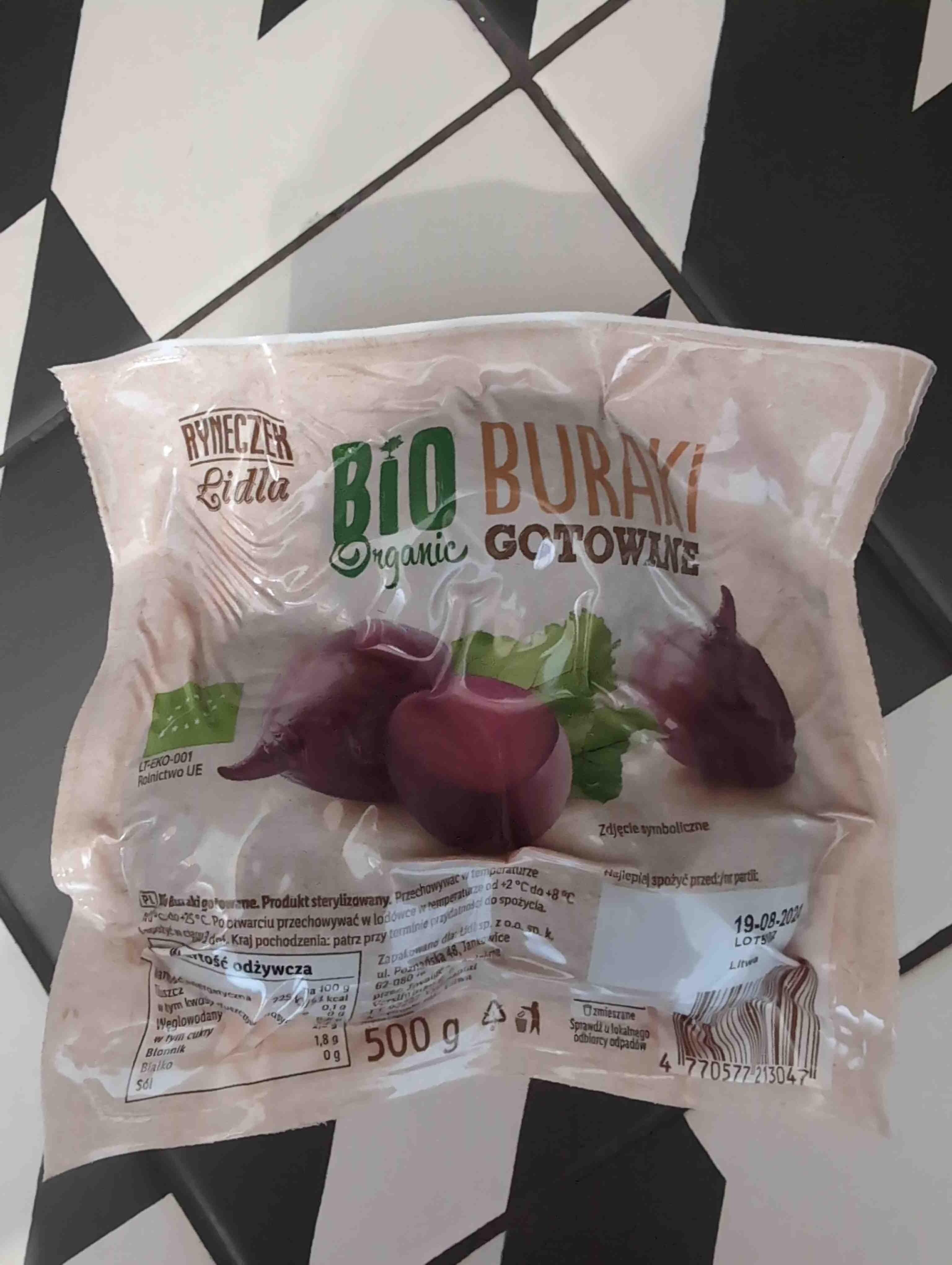 Lidl Bio buraki gotowane packshot