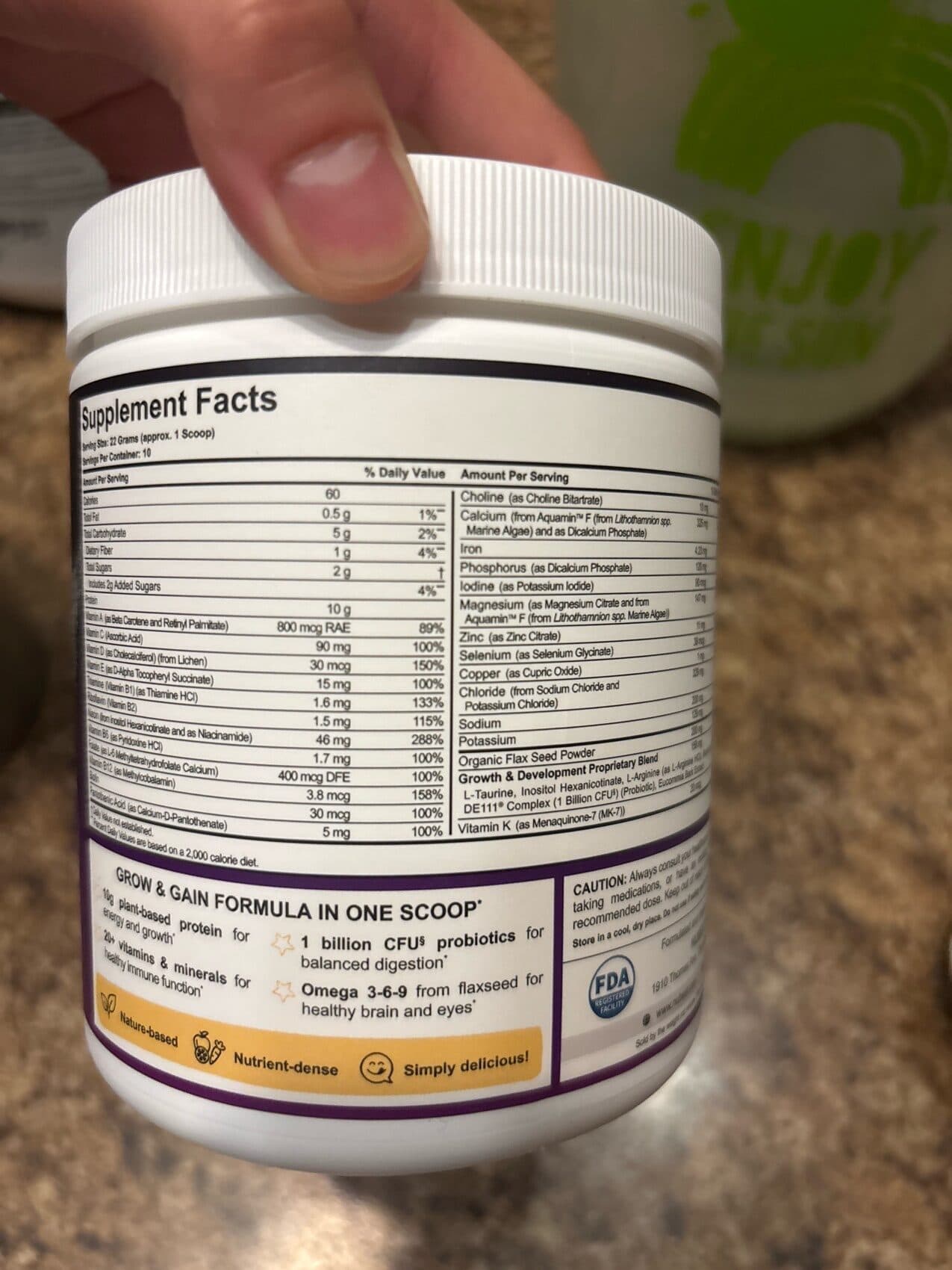 Nubest Tall Nubest tall growth protein Powder packshot
