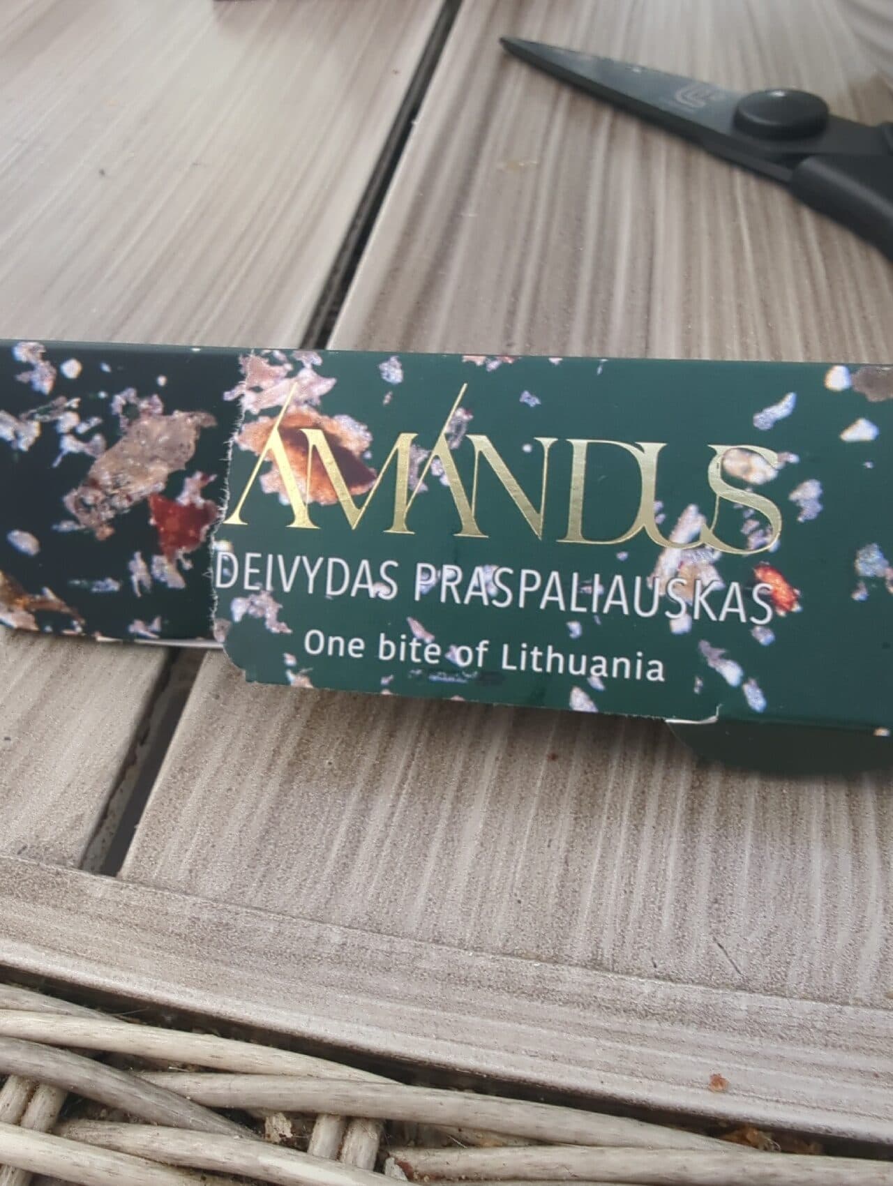 Amandus Lithuanian Chocolate packshot