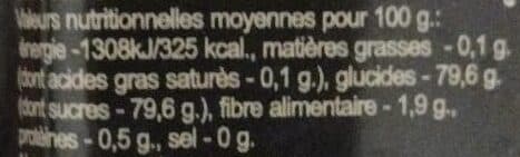 Open Food Facts Dessert au miel avec cassis packshot