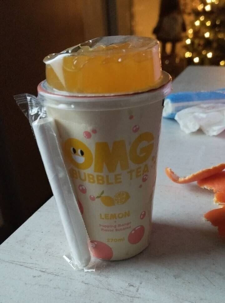 OMG Bubble tea Lemon packshot