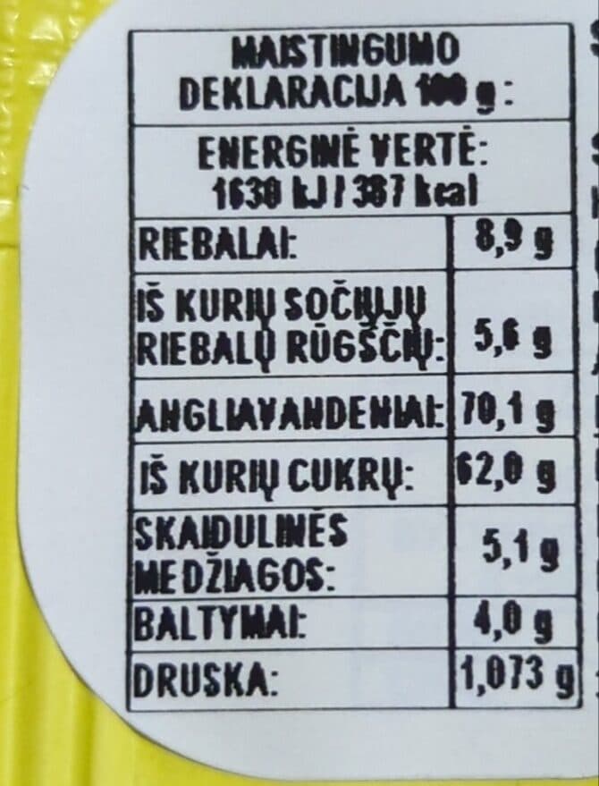 Open Food Facts chuvs packshot