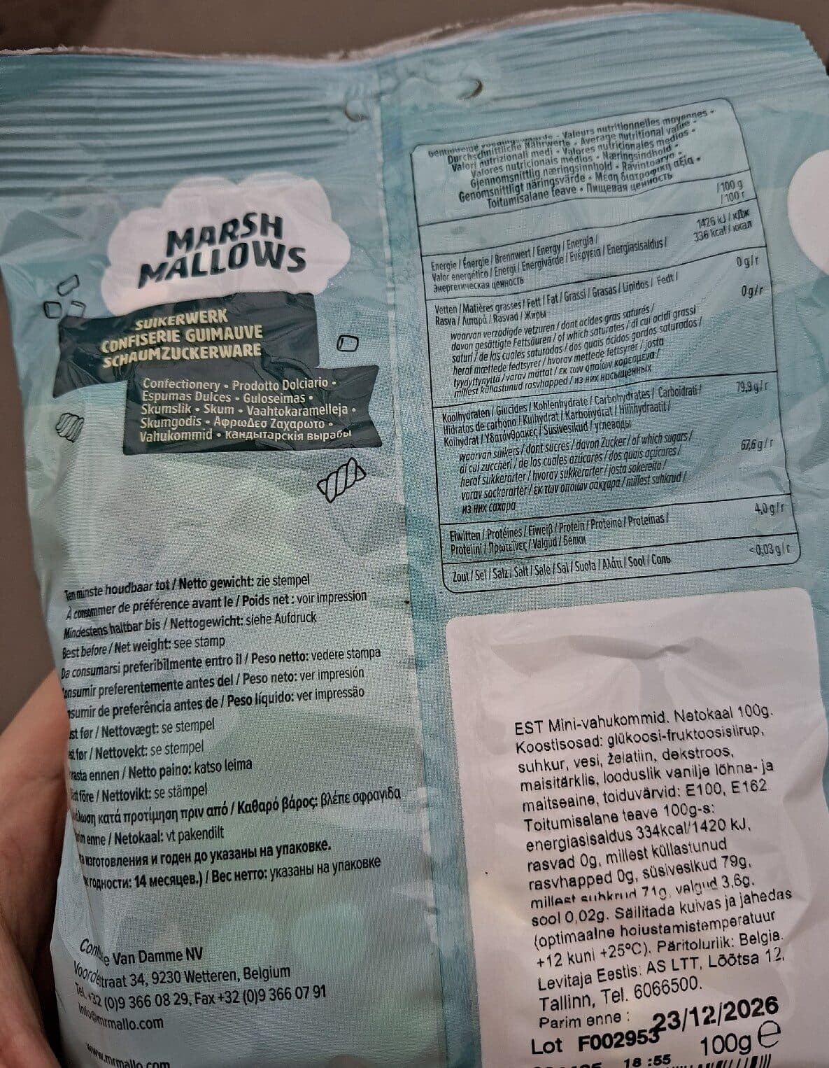 Mr. Mallo Mini-marshmallows packshot