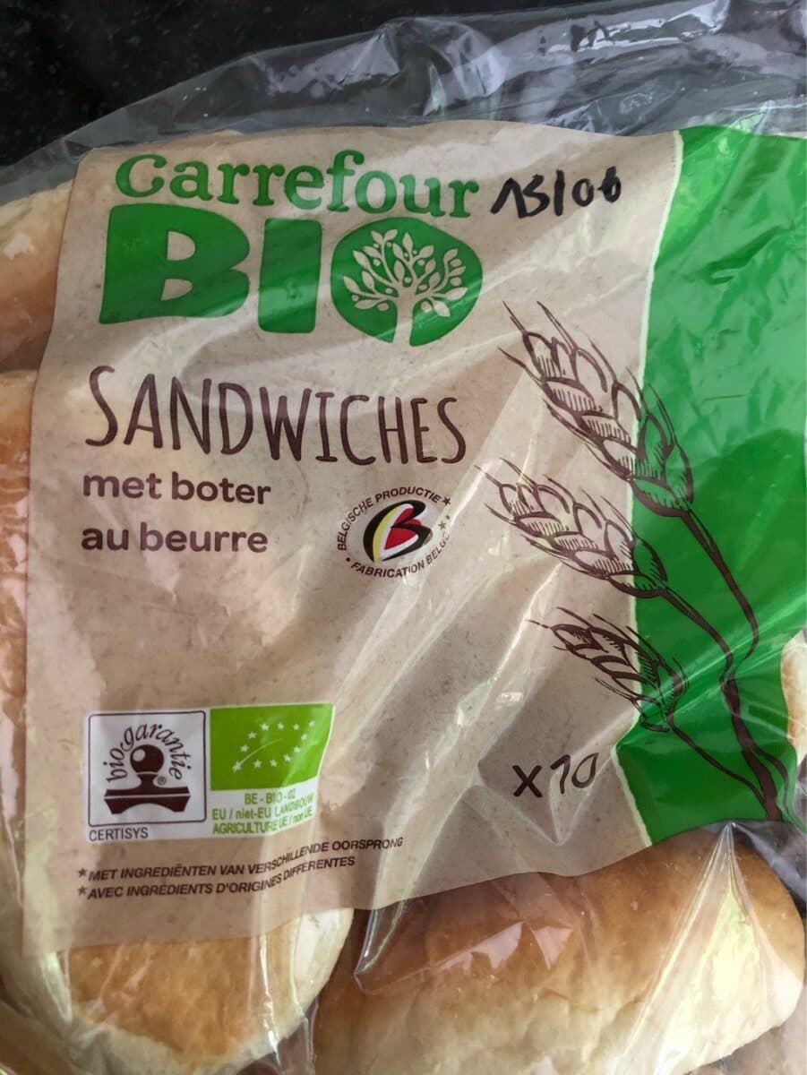 Carrefour BIO Sandwiches au beurre packshot