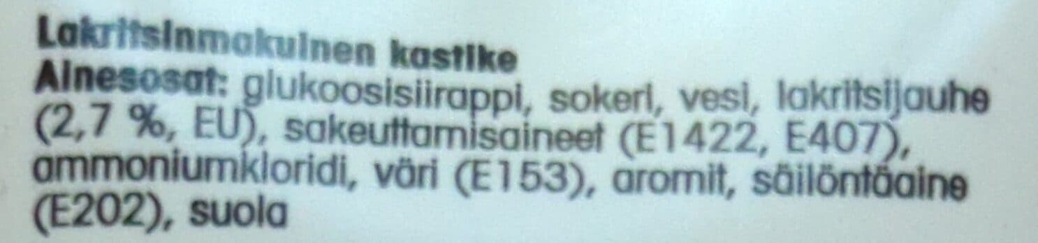 Pirkka Lakritsikastike packshot