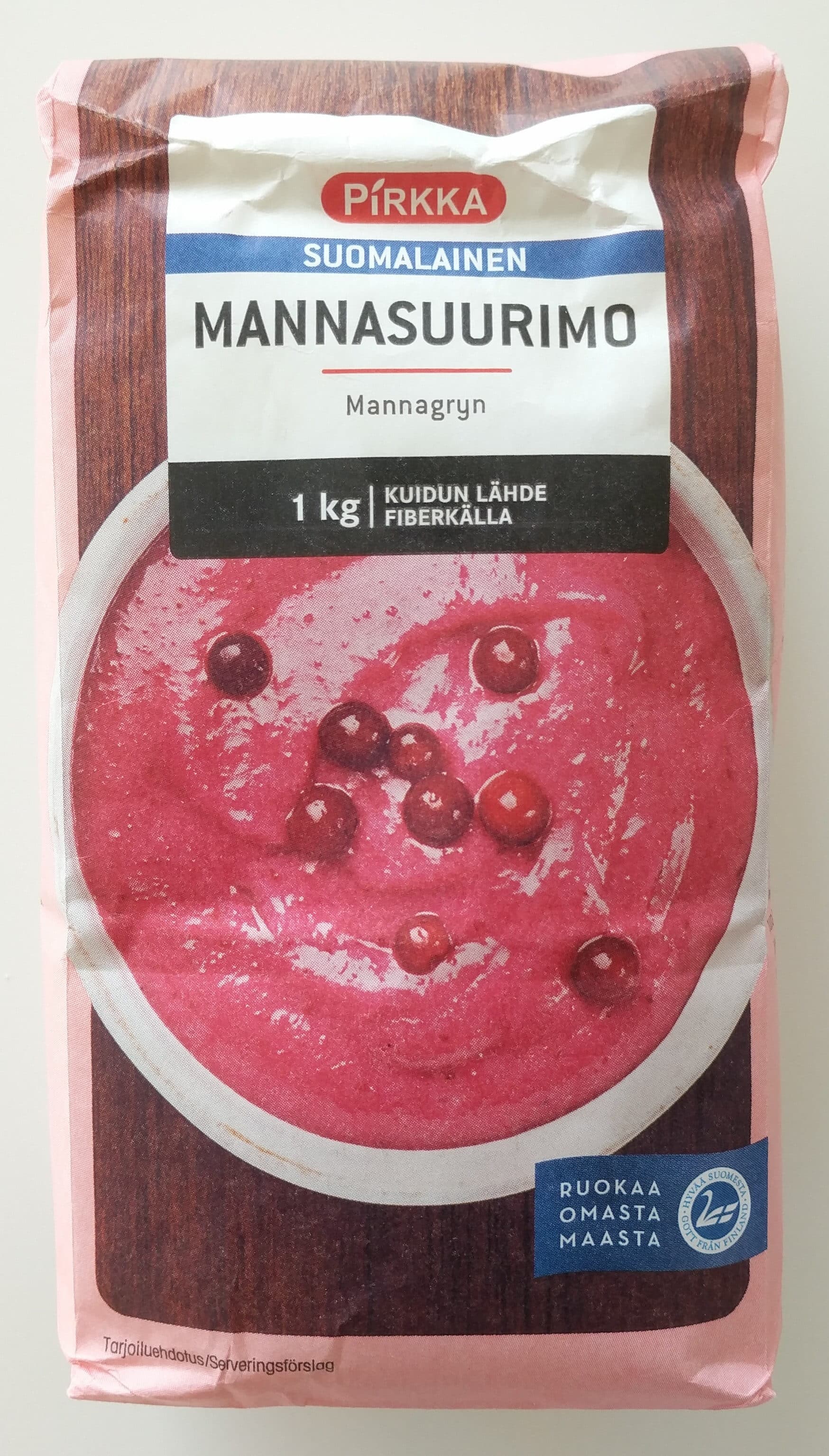 Pirkka Suomalainen mannasuurimo packshot