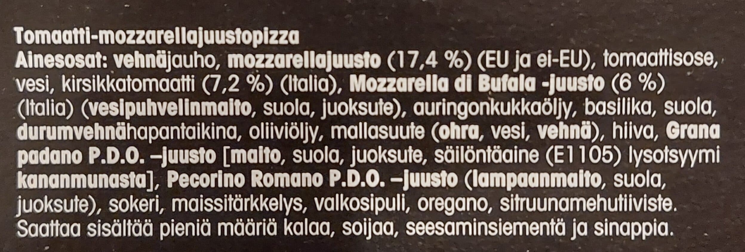 Pirkka Parhaat Tomaatti-Mozzarellajuustopizza packshot