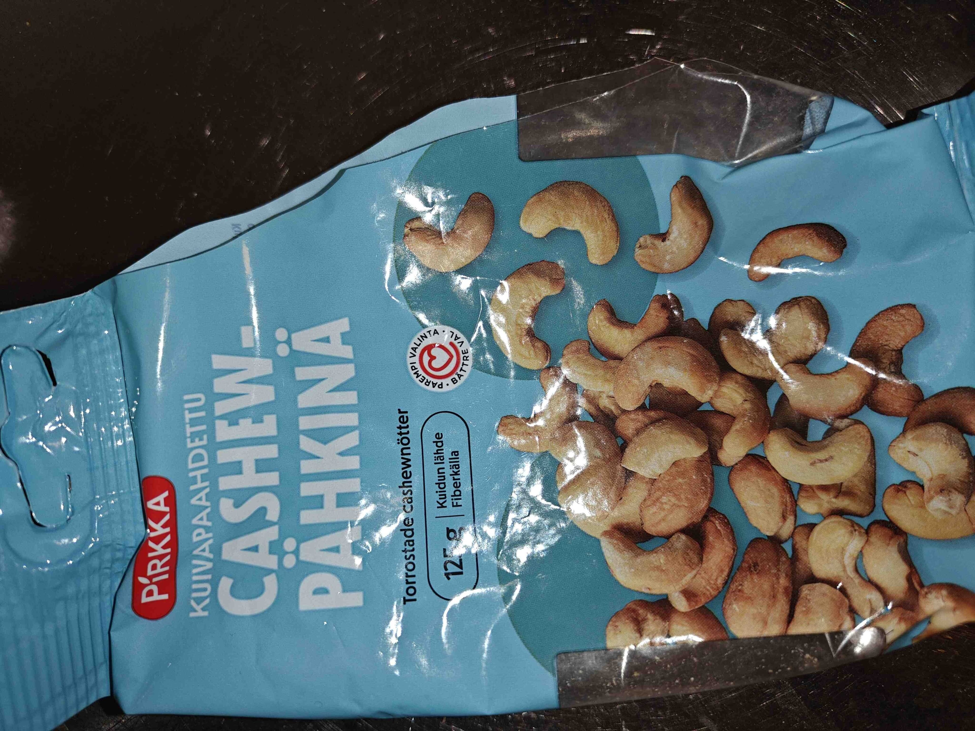 Pirkka Kuivapaahdettu Cashewpähkinä packshot