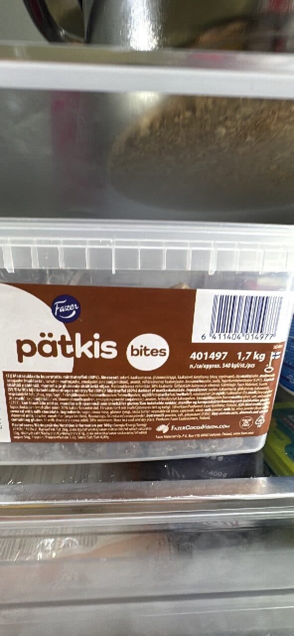 Fazer pätkis bites packshot