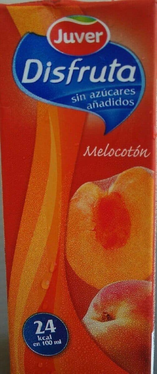 Zumo del melocoton packshot