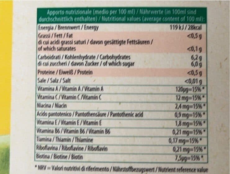 Open Food Facts Multi vitaminico packshot
