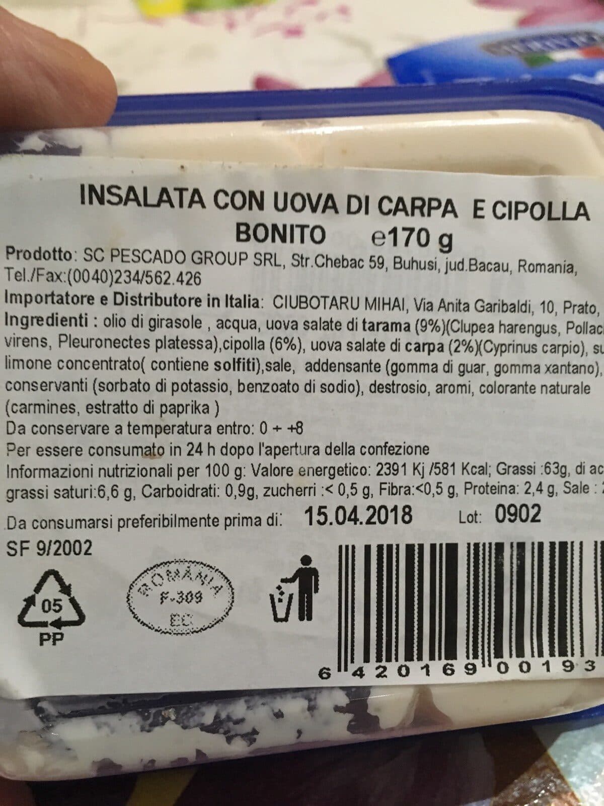 Open Food Facts Salade oeufs poissons packshot