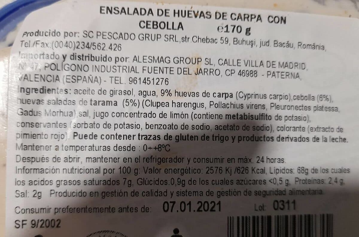 Open Food Facts Salade oeufs poissons packshot