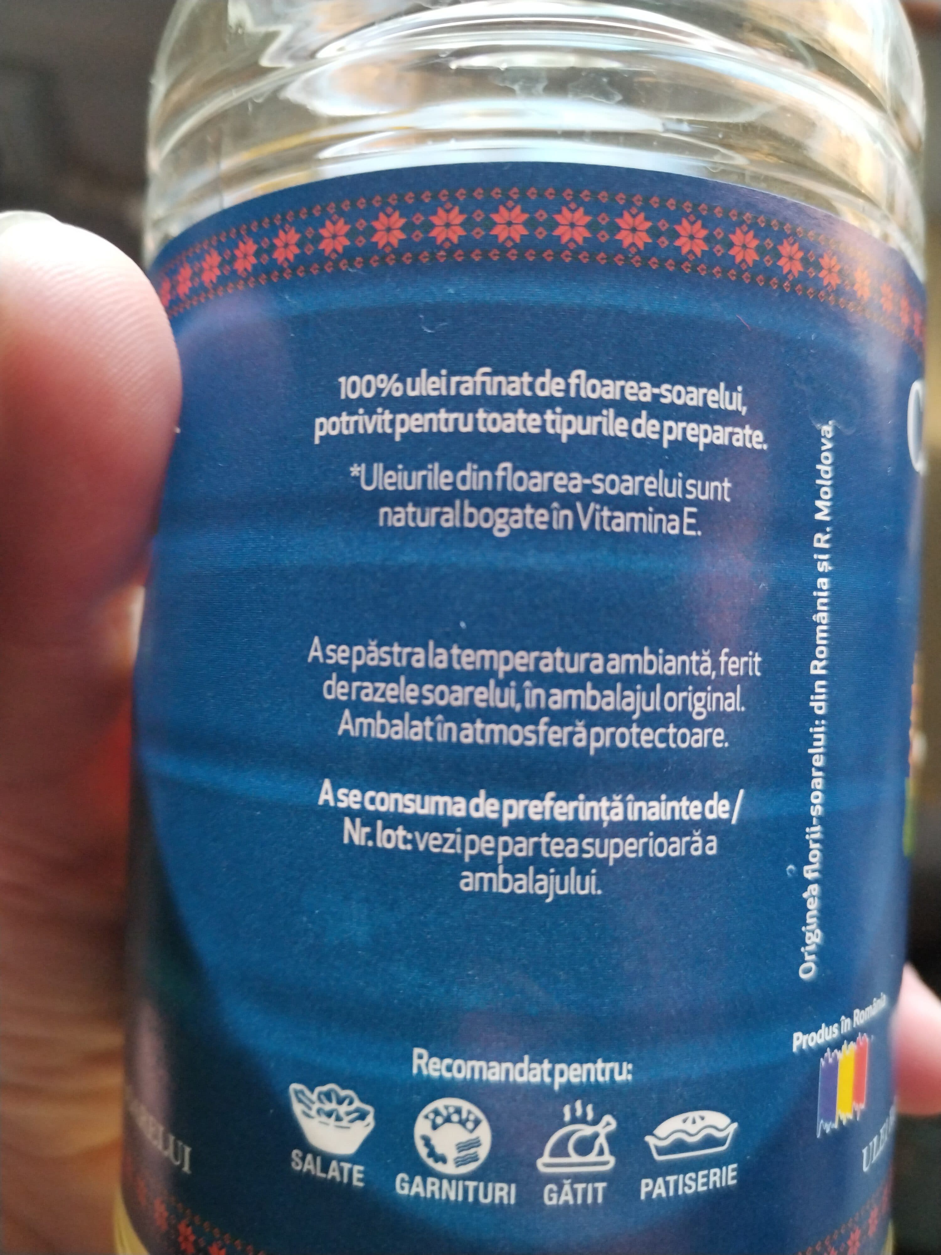 Levelup innovation srl Calusar ulei rafinat de floarea soarelui packshot