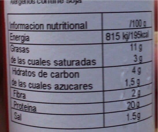 Open Food Facts Tipo Salchichon packshot