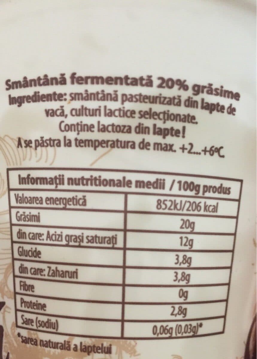 Open Food Facts Smantana packshot