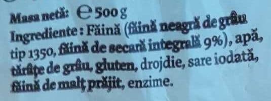 Panifcom Pâine neagră cu secară packshot