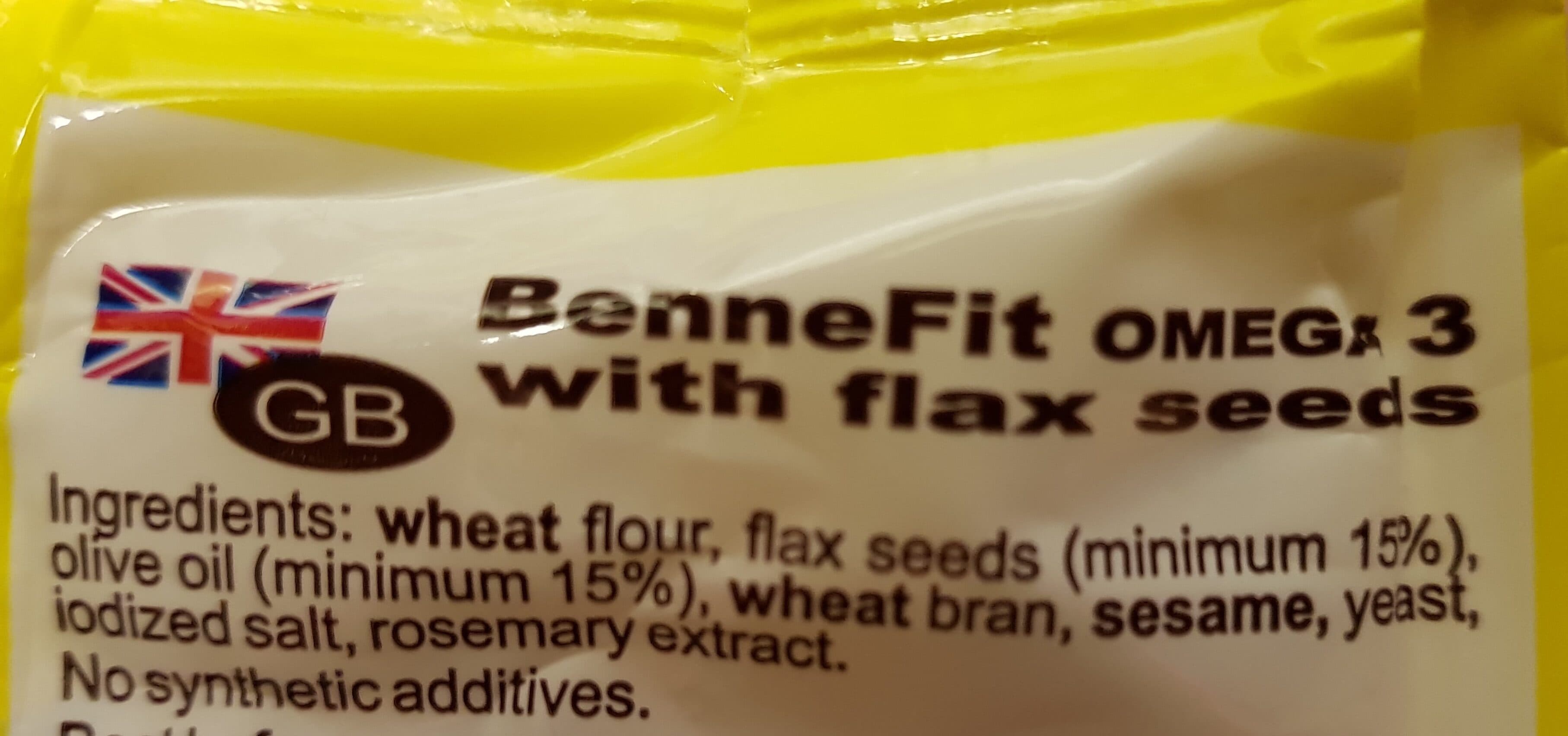 Lidas BenneFit cu semințe de in packshot