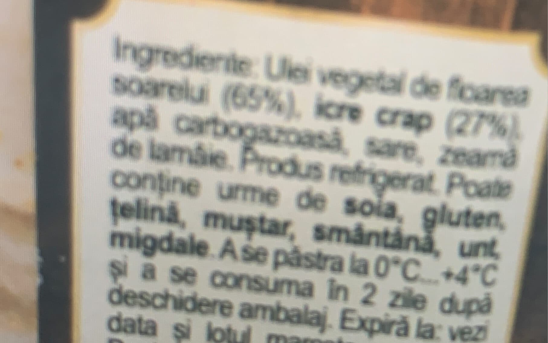 Delta din carpati doripesco Salat de icre de crap packshot