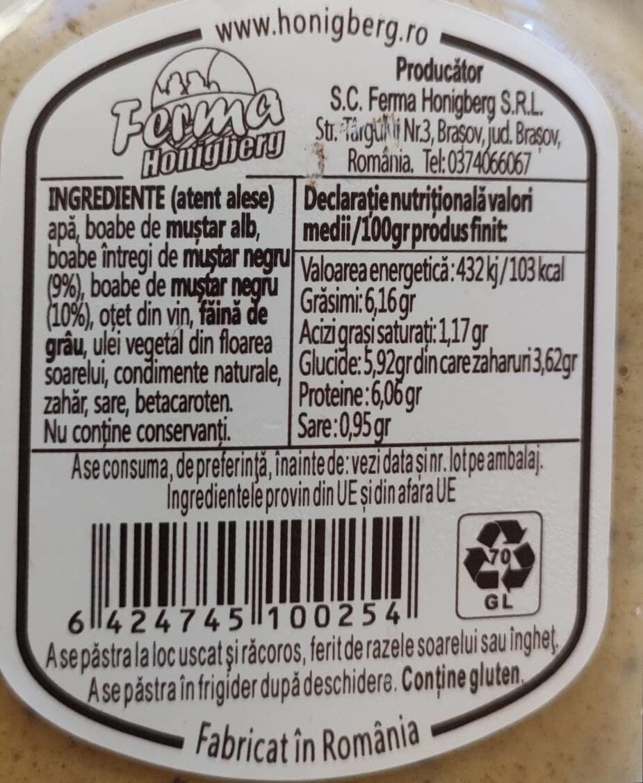 Open Food Facts Mustar packshot