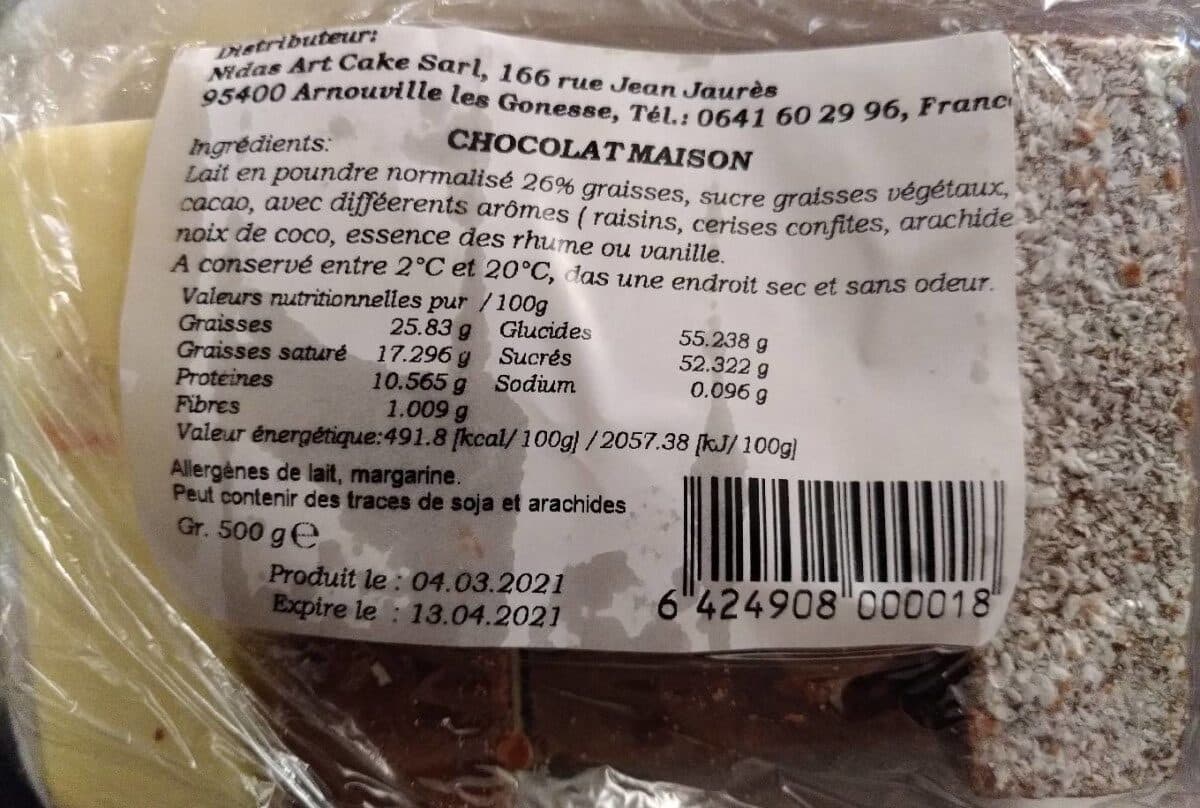 Chocolat Maison packshot
