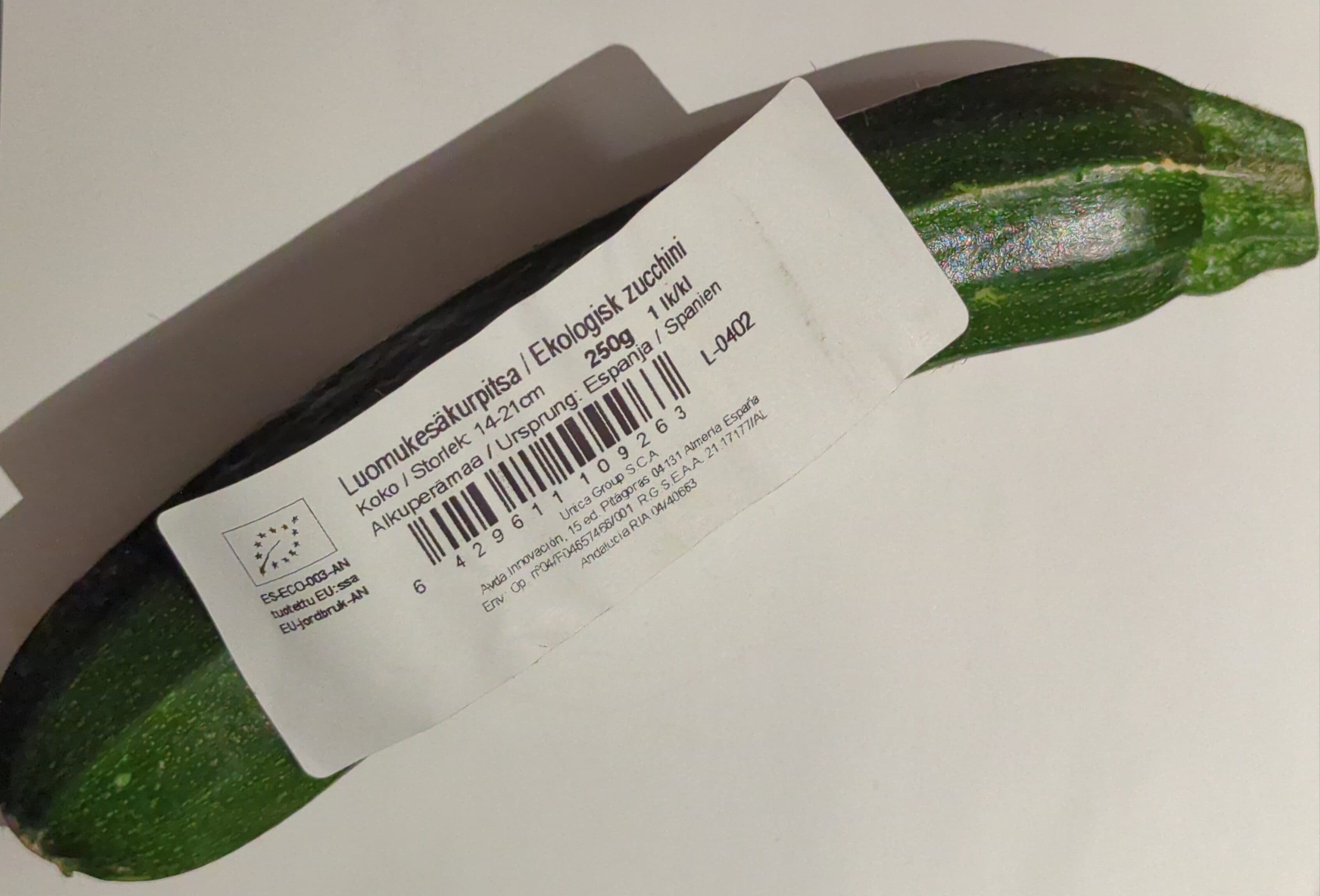 Unica Group Luomukesäkurpitsa packshot