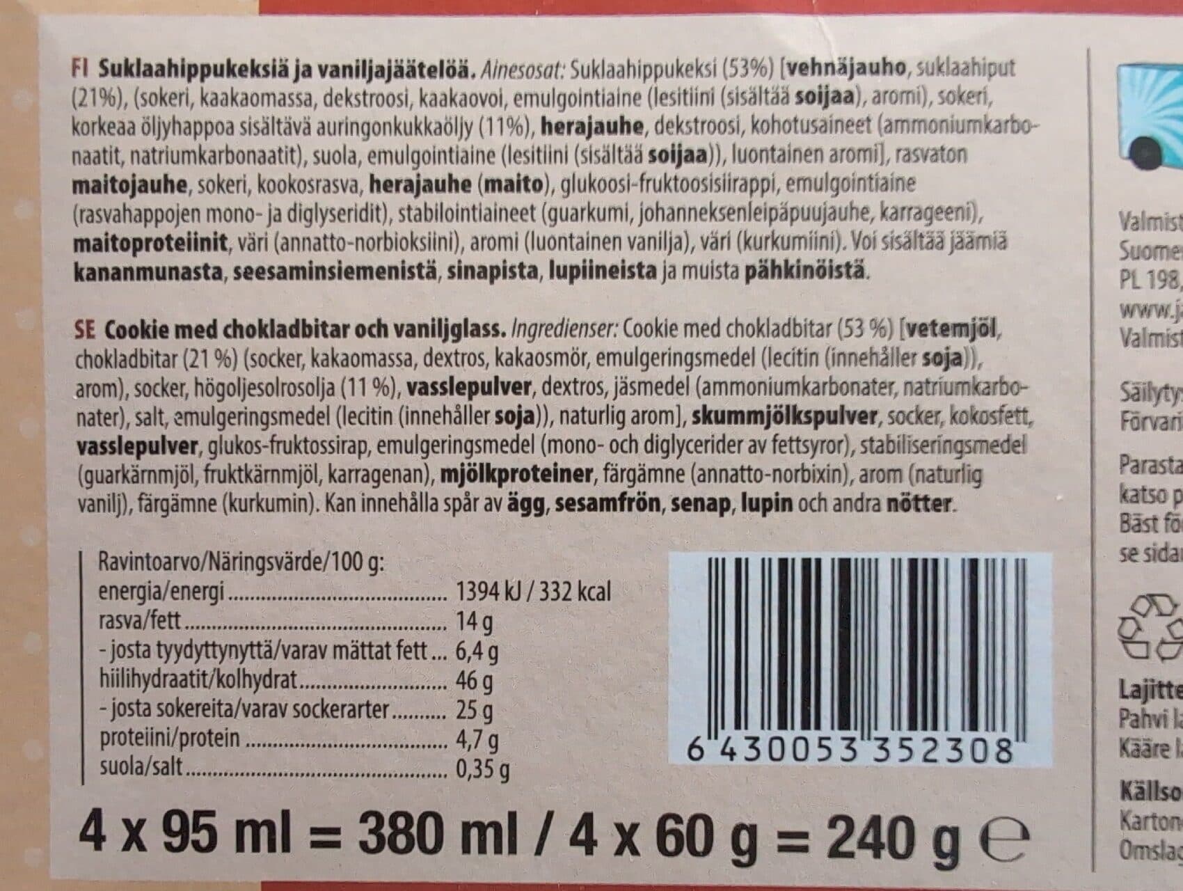 Suomen Jätsiauto Oy Cookie Sandwich packshot