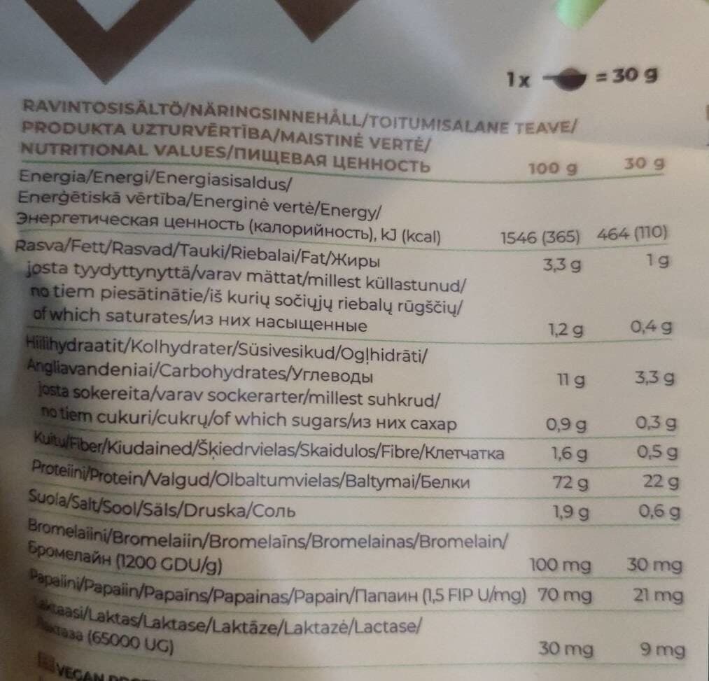 Open Food Facts Vegan protein packshot