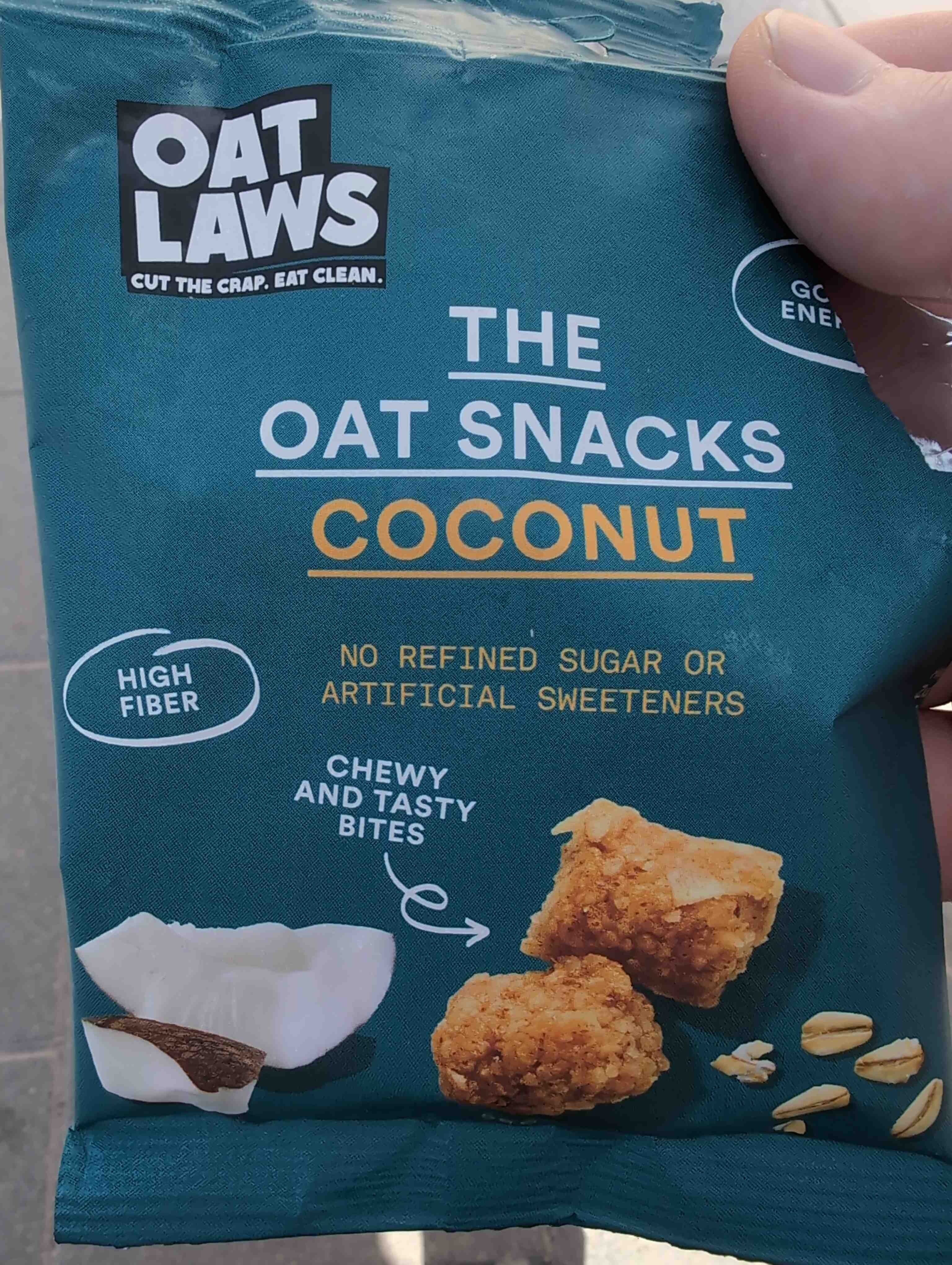 Oat Law Coconut Snacks packshot