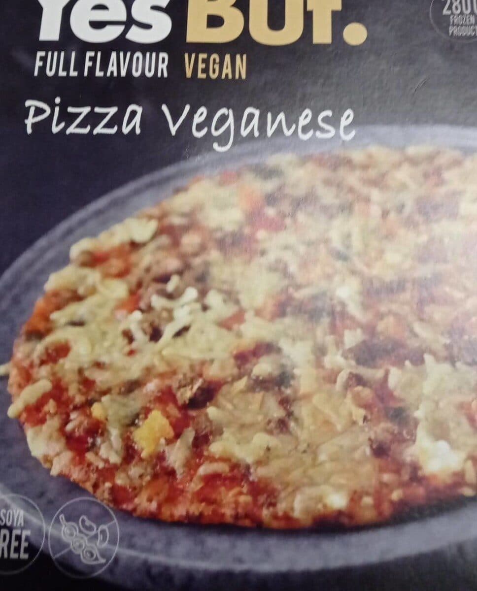 Pizza veganesa packshot
