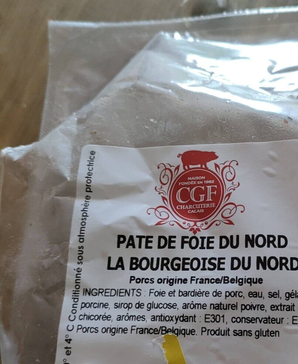 Pâté de foie du nord la bourgeoise du nord packshot