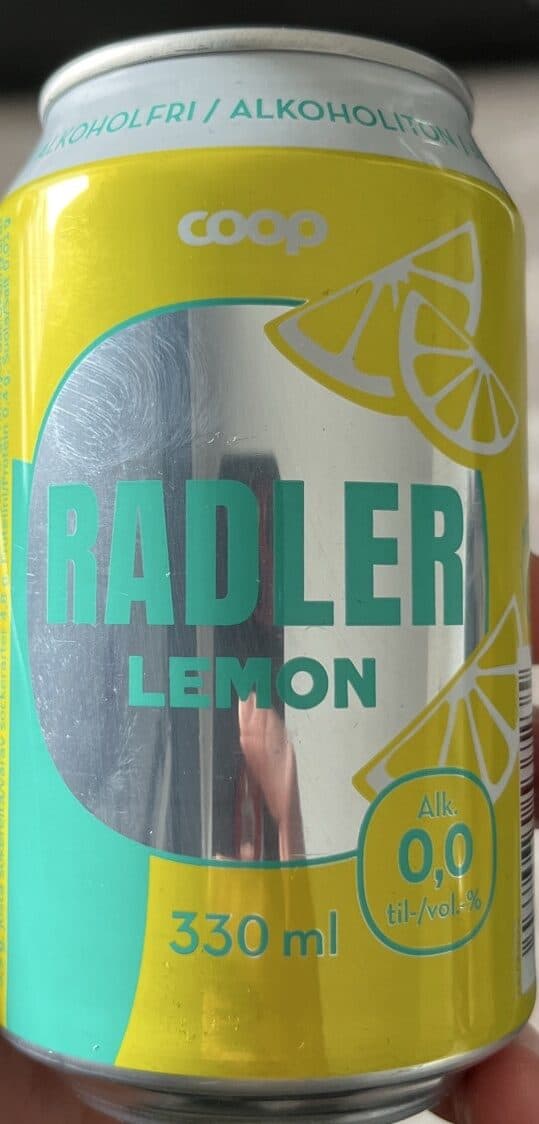 Coop Radler Lemon 0.0 packshot
