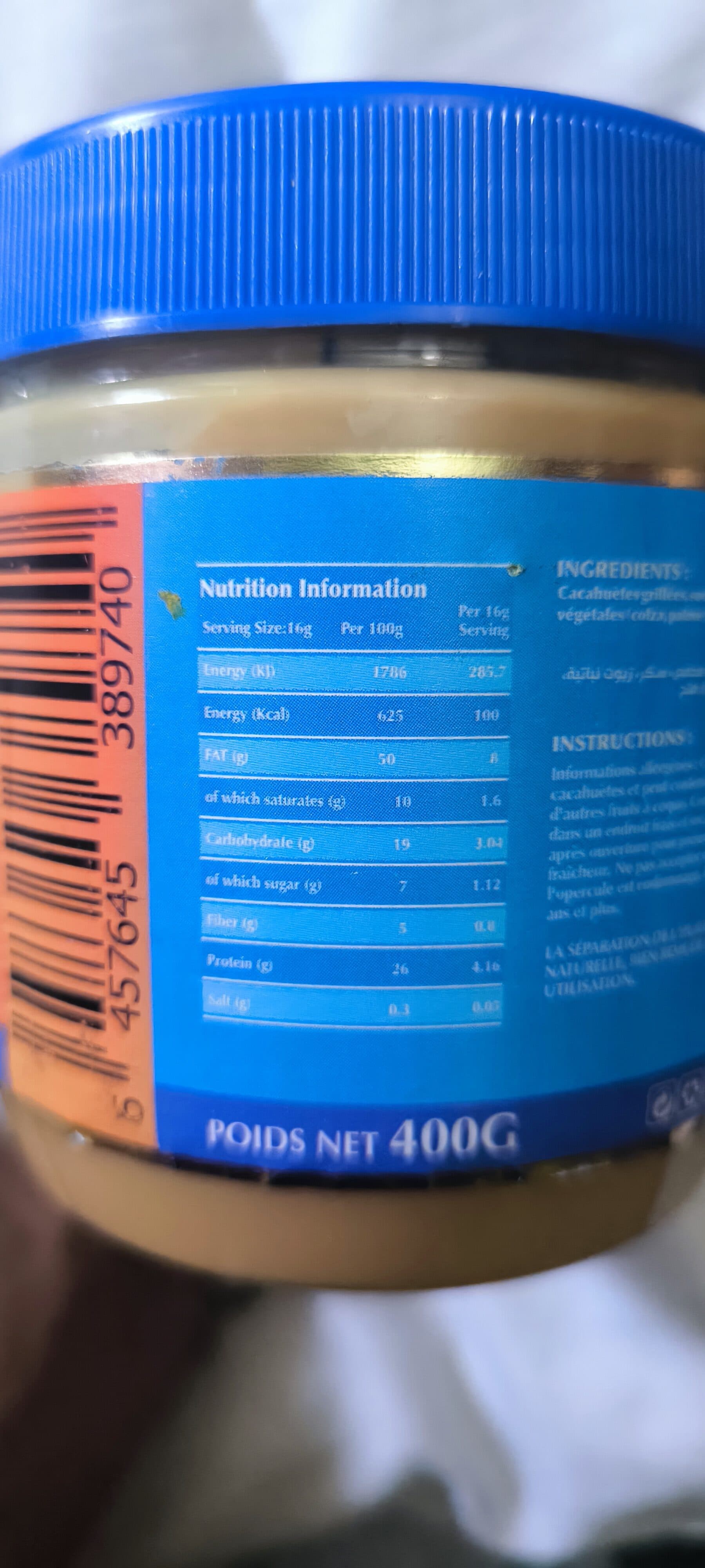 chapdor Peanut Butter packshot