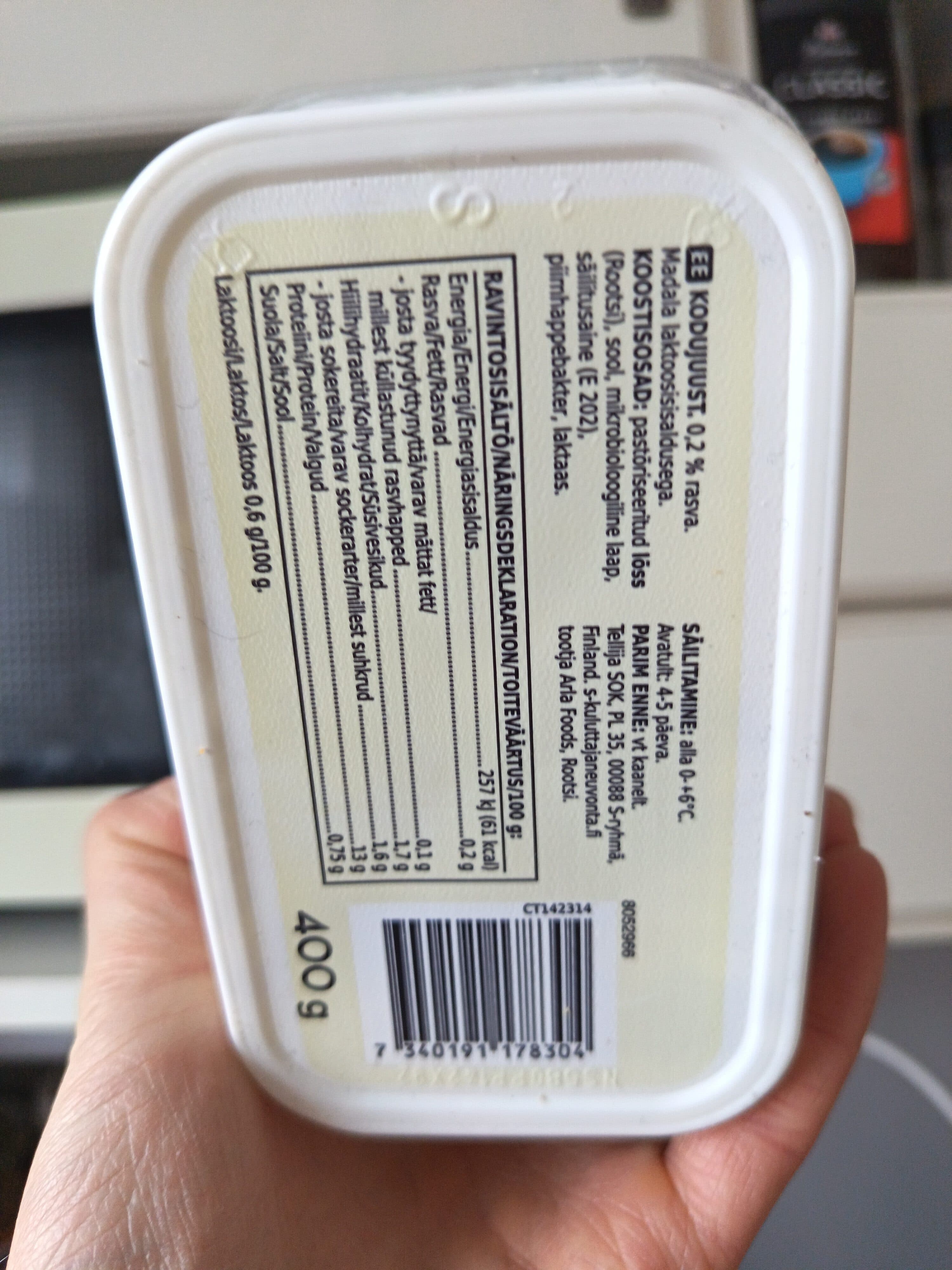Coop Rasvaton Raejuusto packshot