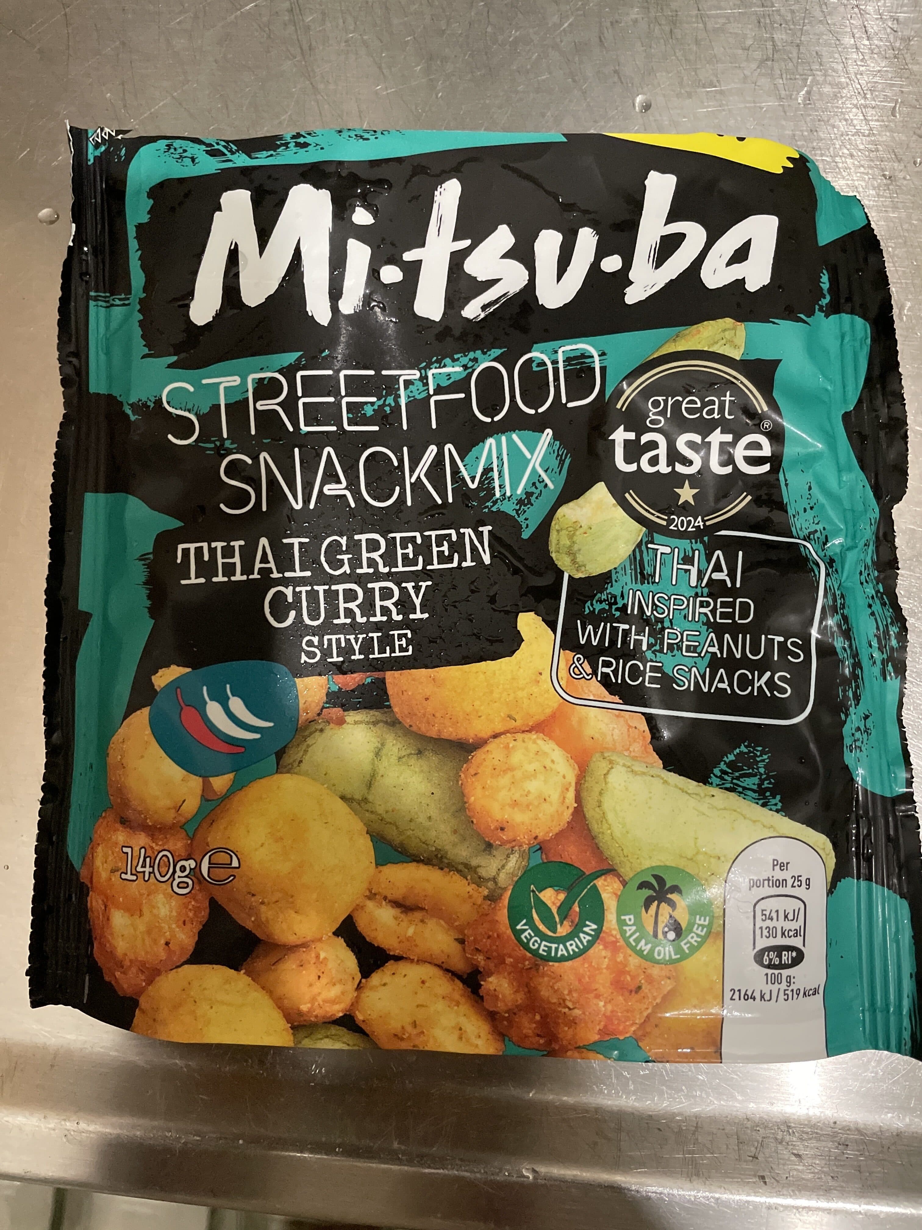 Mitsuba Streetfood Snackmix Thai Green Curry packshot