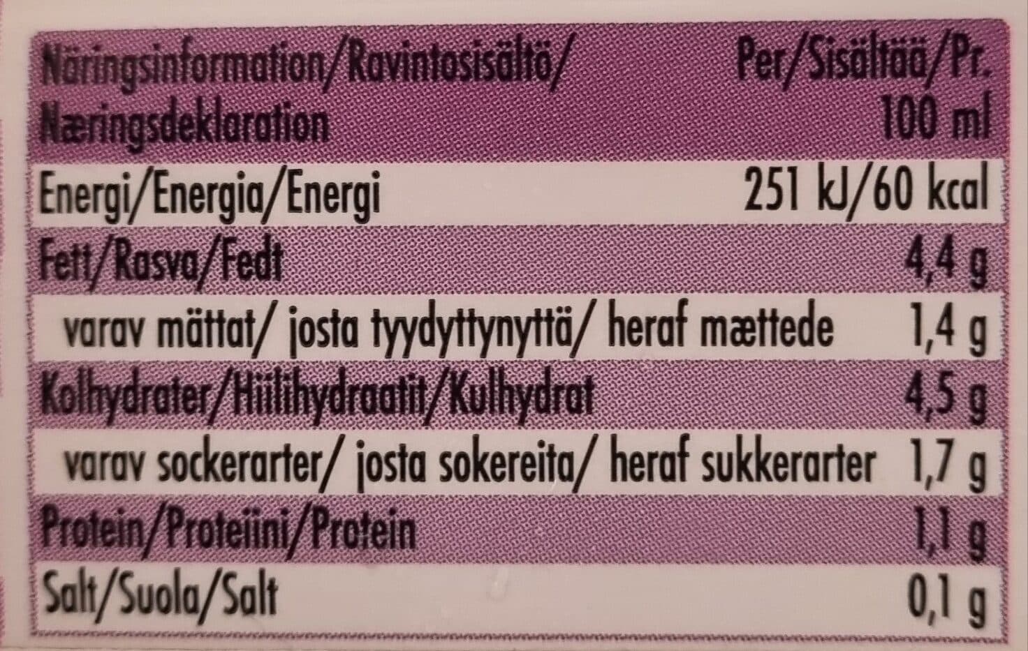 Milda Kevyt & Paksu 4% packshot